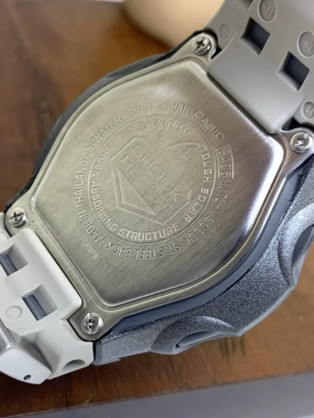 Casio G-Shock Men's Watch MTGM900DA-8 Tough Solar World Time Silver Steel 3406